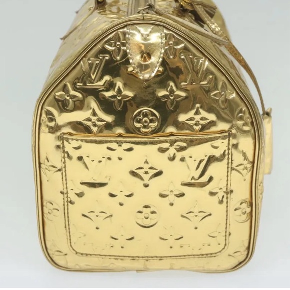 Louis Vuitton Gold Speedy 30 Monogram Mirror - Picture 4 of 10